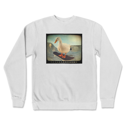 Independent Clothing Co. Crew Neck Do A Flip in White