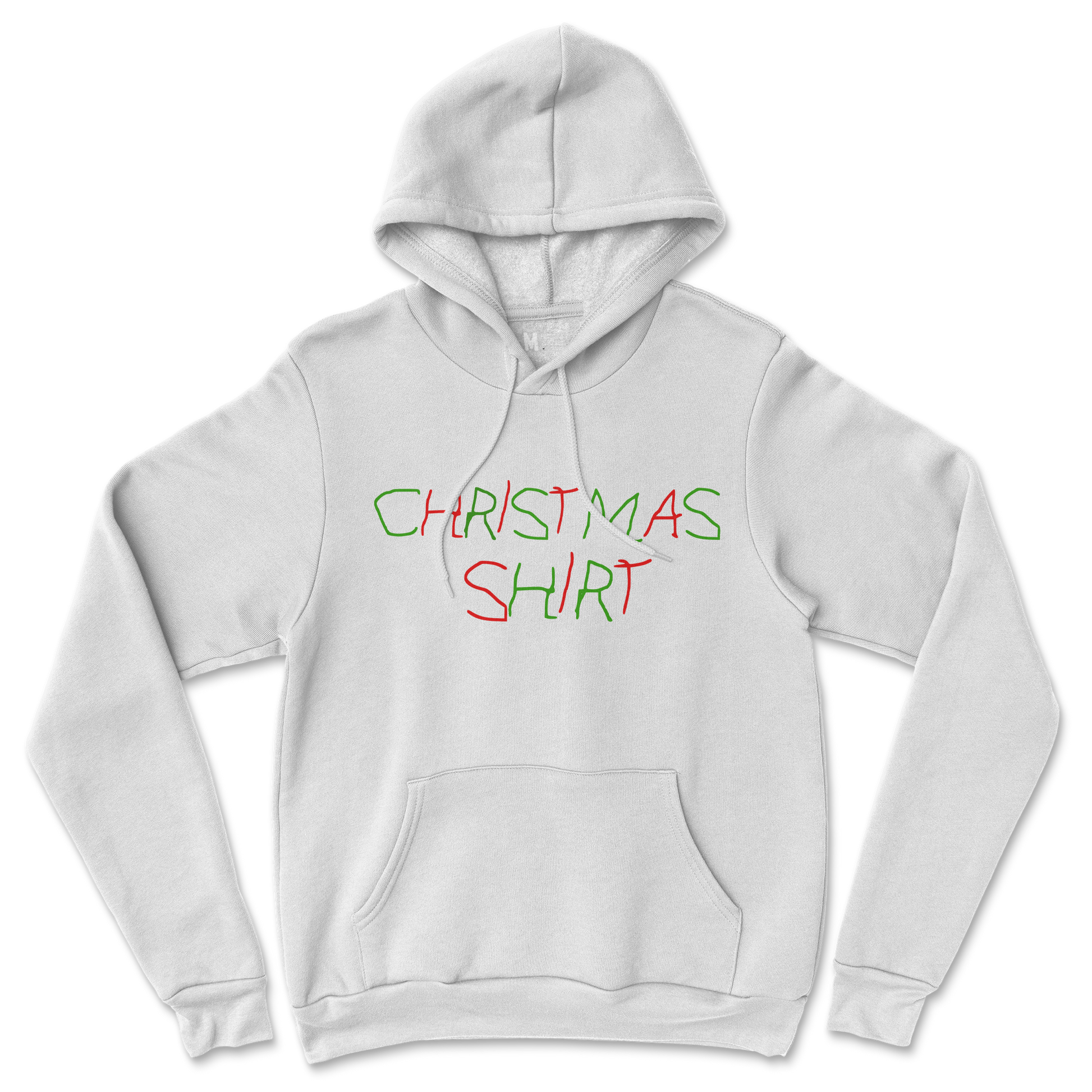 Gildan SoftStyle Hoodie Christmas Shirt in White