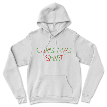 Gildan SoftStyle Hoodie Christmas Shirt in White