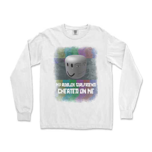 Comfort Colors Long Sleeve Roblox GF in White