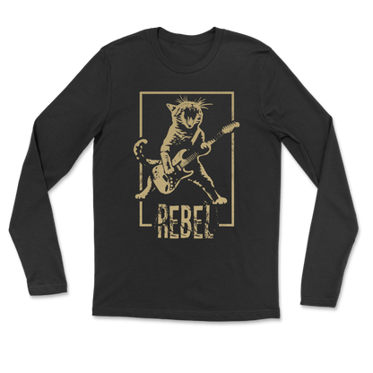 Heavy Blend Long Sleeve Rebel Kitty in Black