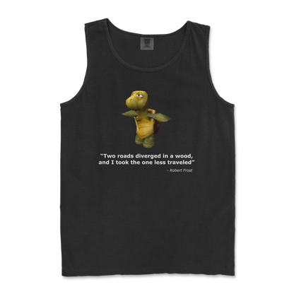 Comfort Colors Tank Top Robert Frost Quote in Black