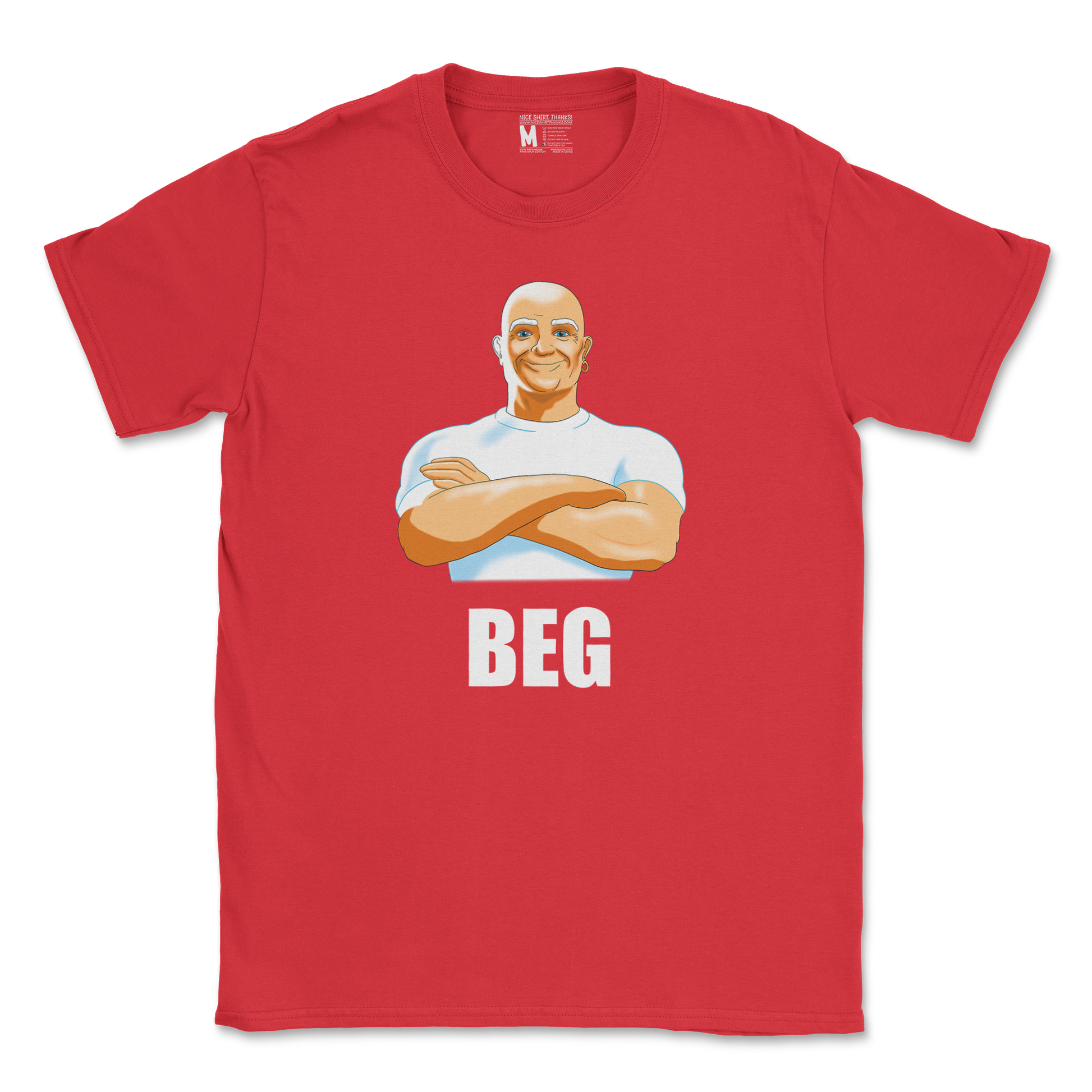 Gildan SoftStyle T-Shirt Beg in Red