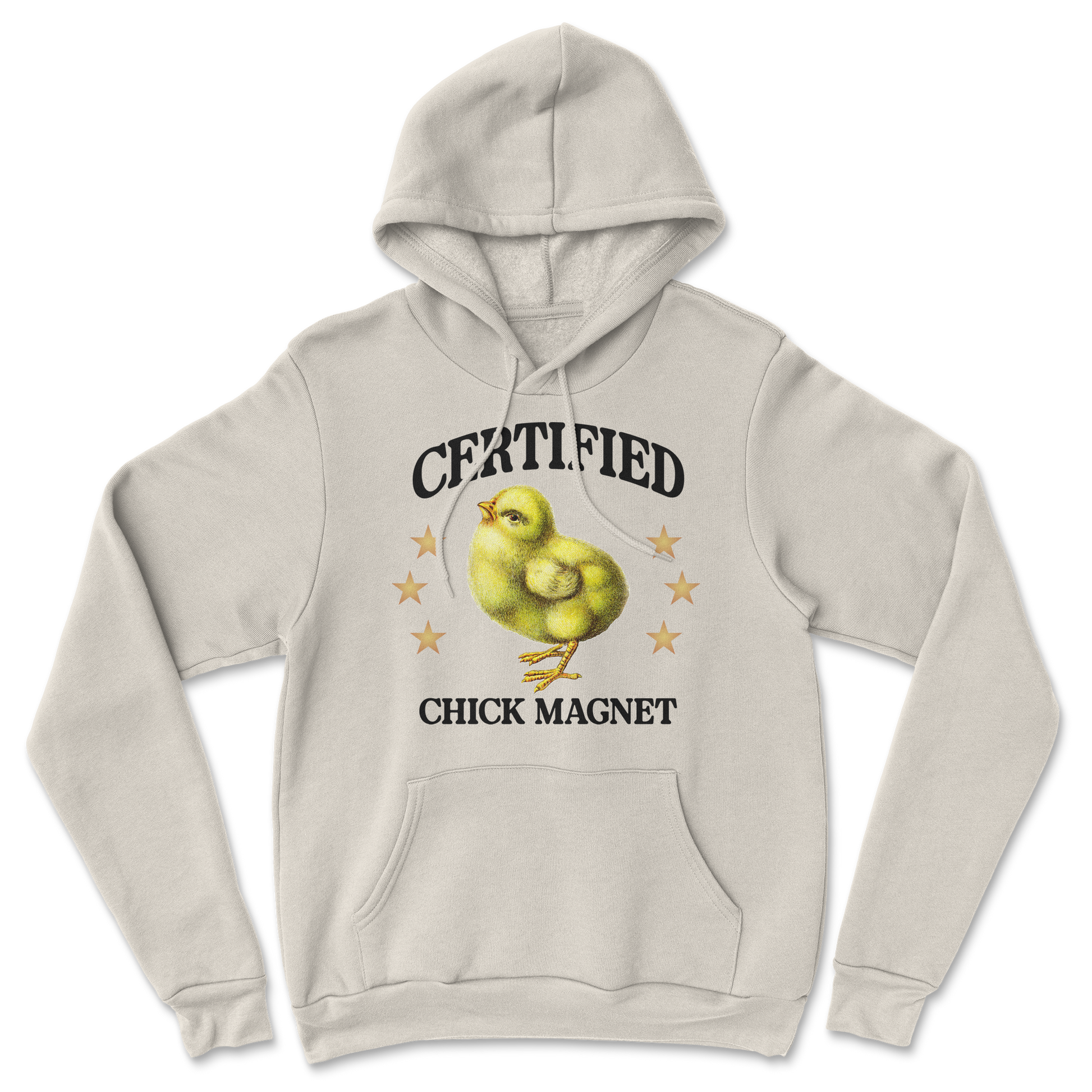 Heavy Blend Hoodie Chick Magnet in Sand