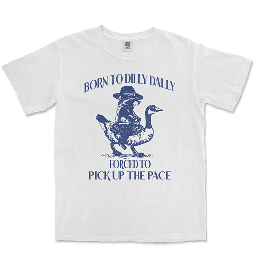Comfort Colors T-Shirt Dilly Dally  in White