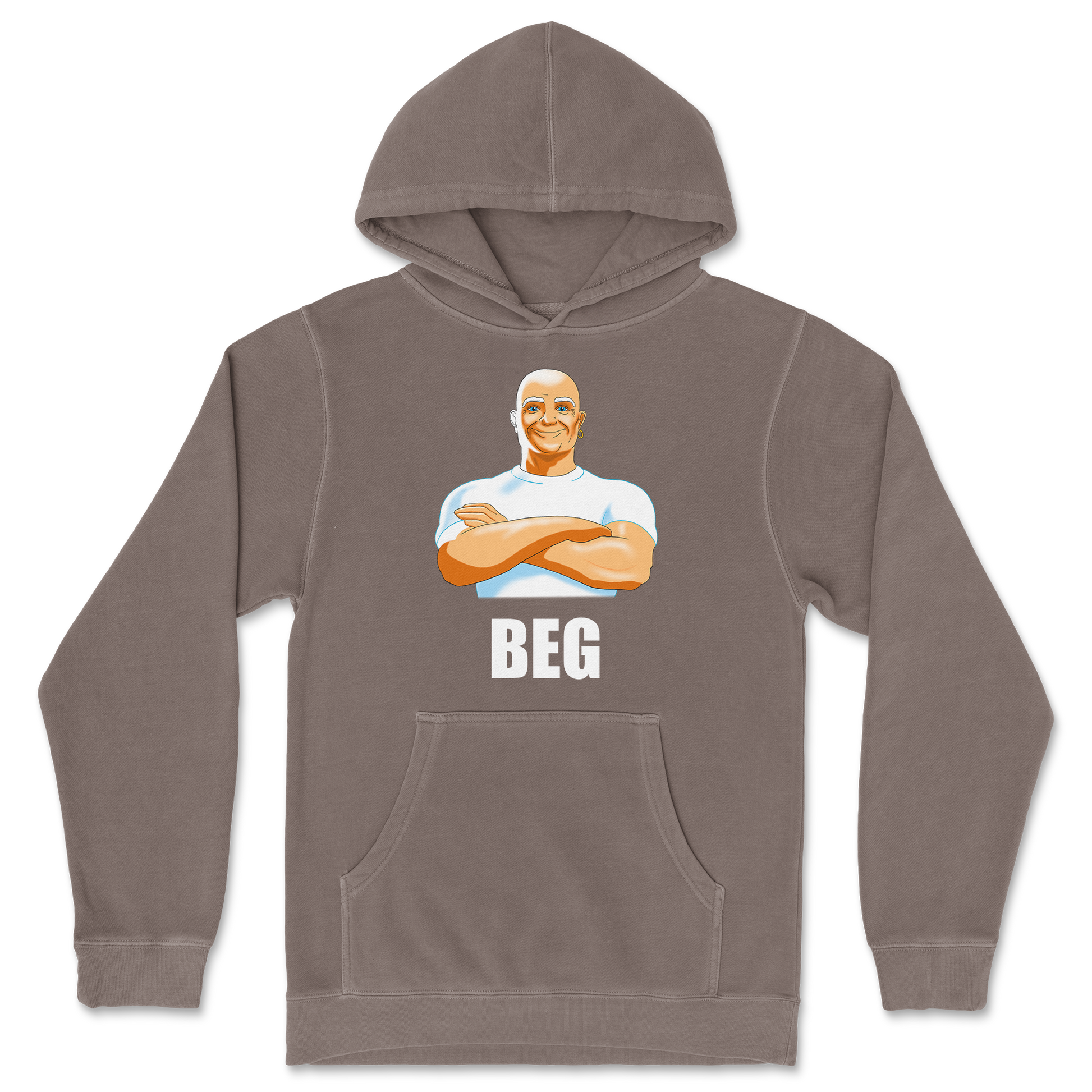 Independent Clothing Co. Hoodie Beg in Clay