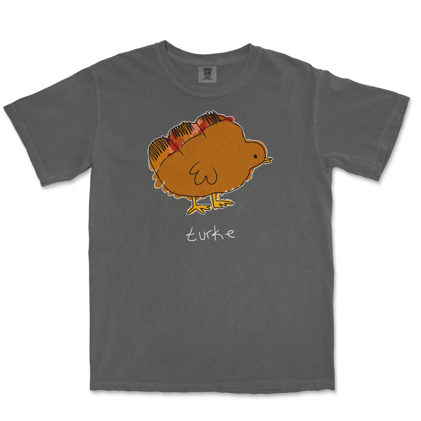 Comfort Colors T-Shirt Turke in Pepper