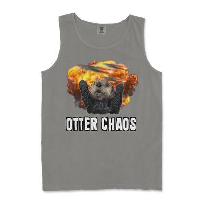 Comfort Colors Tank Top Otter Chaos in Grey