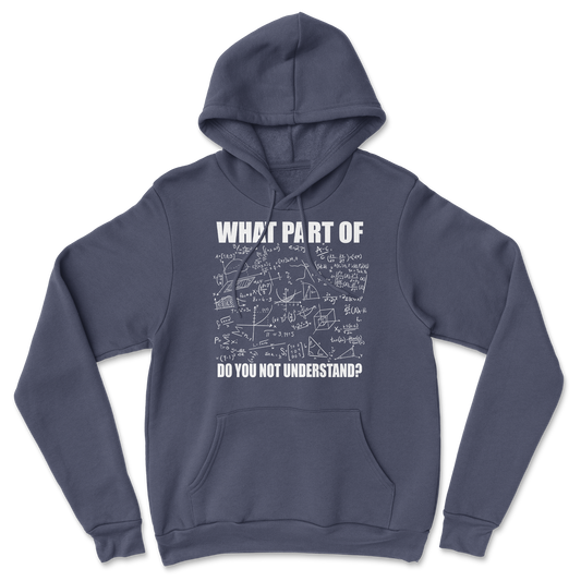 The Nice Shirt Hoodie Math Problem  in Navy