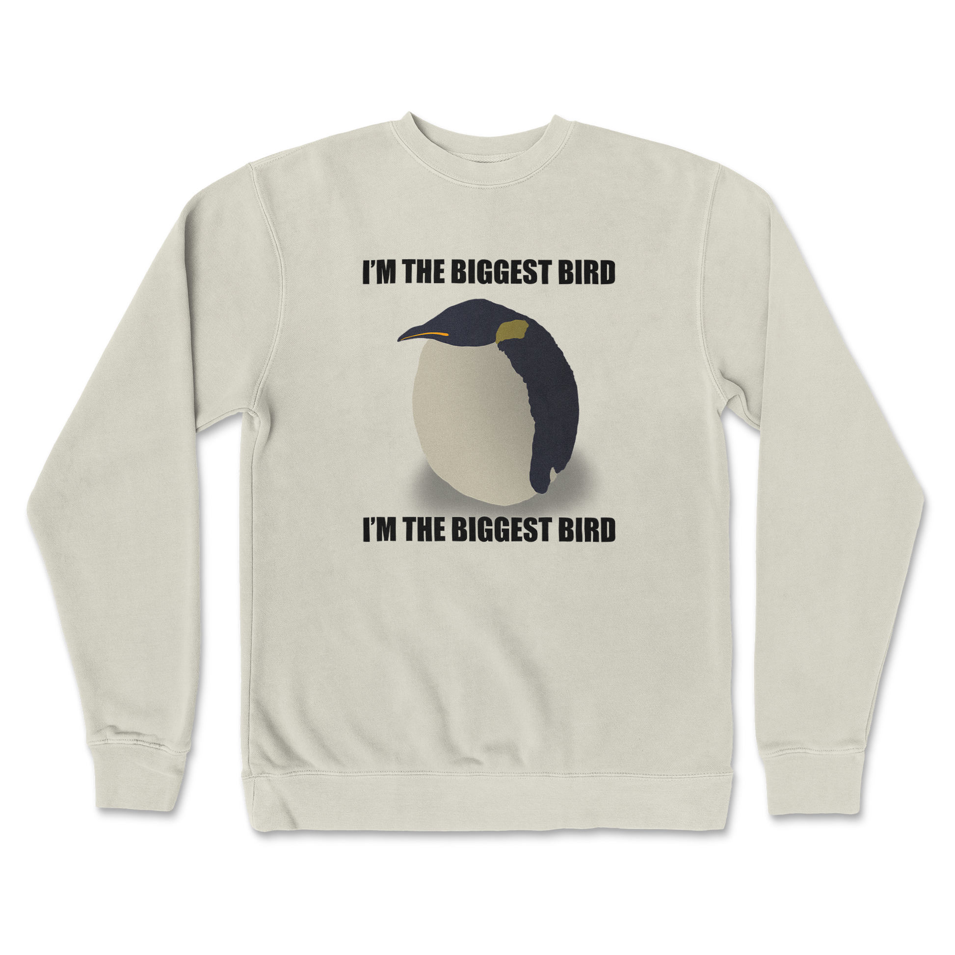 Independent Clothing Co. Crew Neck I Am The Biggets Bird in Bone