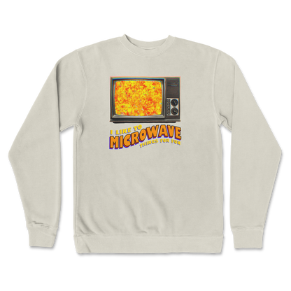 Independent Clothing Co. Crew Neck Microwave For Fun in Bone