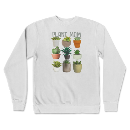 Independent Clothing Co. Crew Neck Plant Mom in White