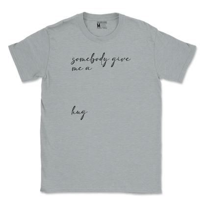 Gildan SoftStyle T-Shirt Hug Me in Sports Grey