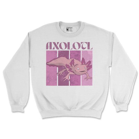 Gildan SoftStyle Crew Neck Axolotl in White