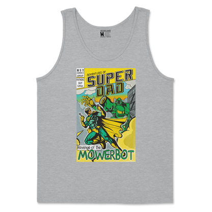 Gildan SoftStyle Tank Top Super Dad in Sport-Grey