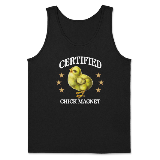 Heavy Blend Tank Top Chick Magnet in Black