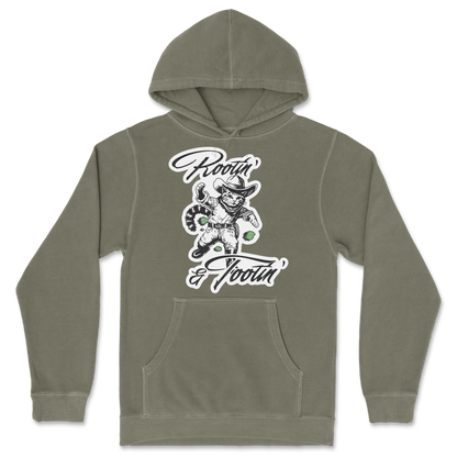 Independent Clothing Co. Hoodie Rootin Tootin  in Olive