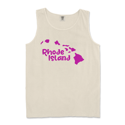 Comfort Colors Tank Top Rhode Island in Ivory