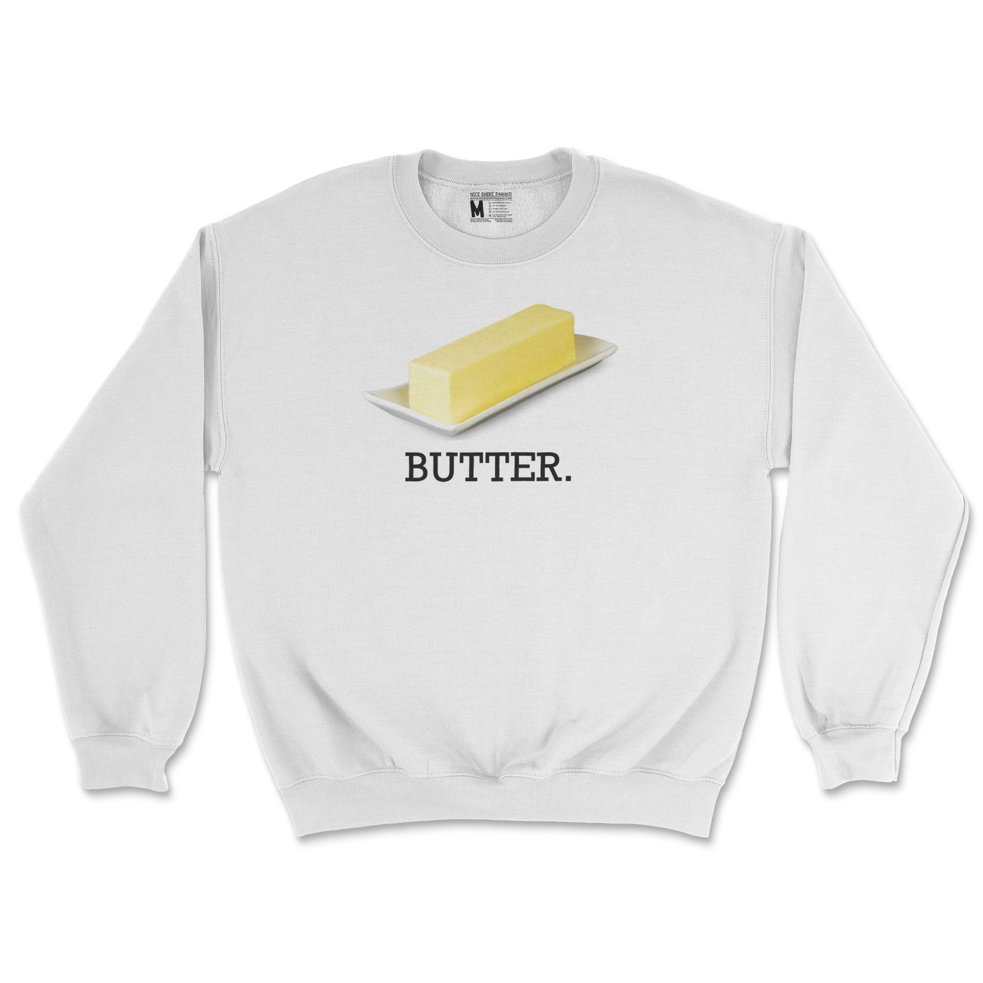 Gildan SoftStyle Crew Neck Butter in White