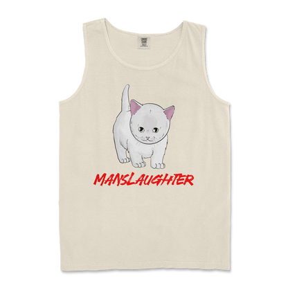 Comfort Colors Tank Top Manslaughter in Ivory