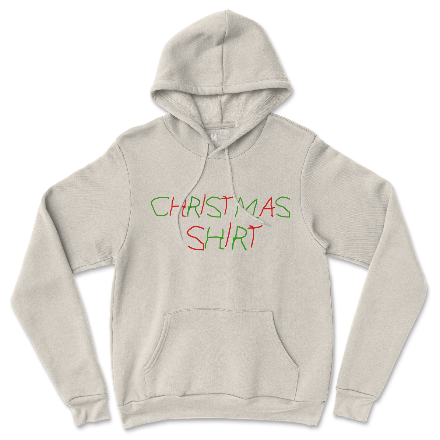 Gildan SoftStyle Hoodie Christmas Shirt in Sand