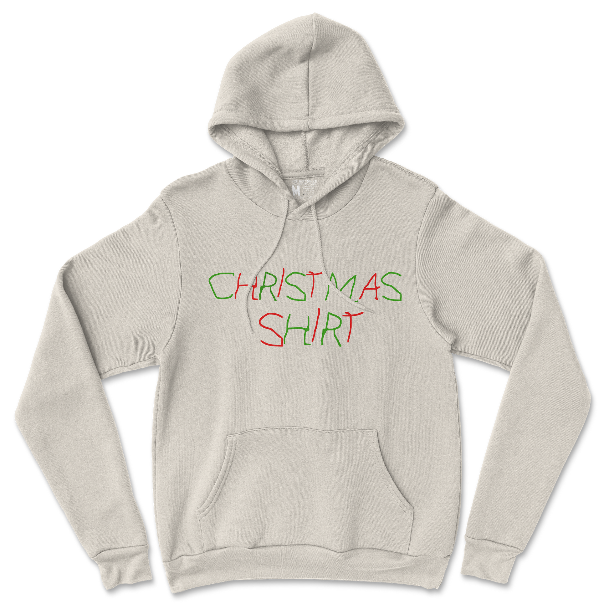 Gildan SoftStyle Hoodie Christmas Shirt in Sand