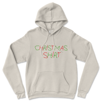 Gildan SoftStyle Hoodie Christmas Shirt in Sand