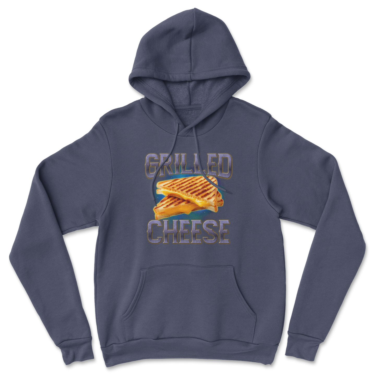 The Nice Shirt Hoodie Grilled Cheese  in Navy