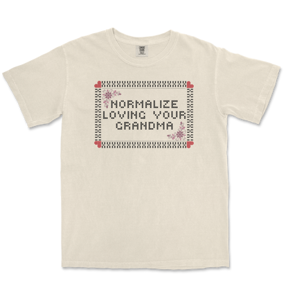 Comfort Colors T-Shirt Cross Stitch in Ivory