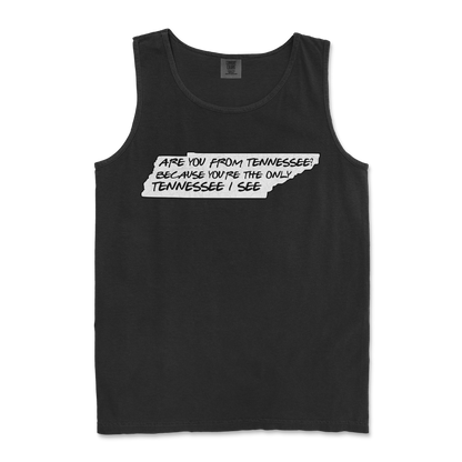 Comfort Colors Tank Top Tennessee in Black