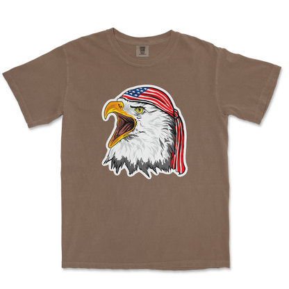 Comfort Colors T-Shirt Freedom Eagle in Espresso
