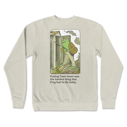 Independent Clothing Co. Crew Neck Frog and Toad  in Bone