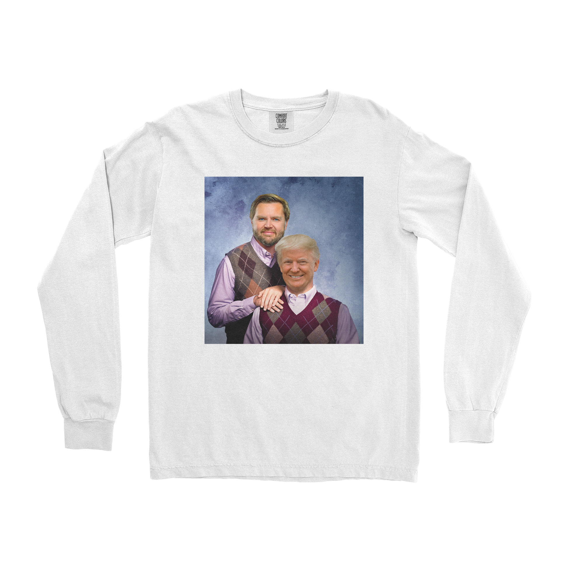 Comfort Colors Long Sleeve Step Brothers  in White