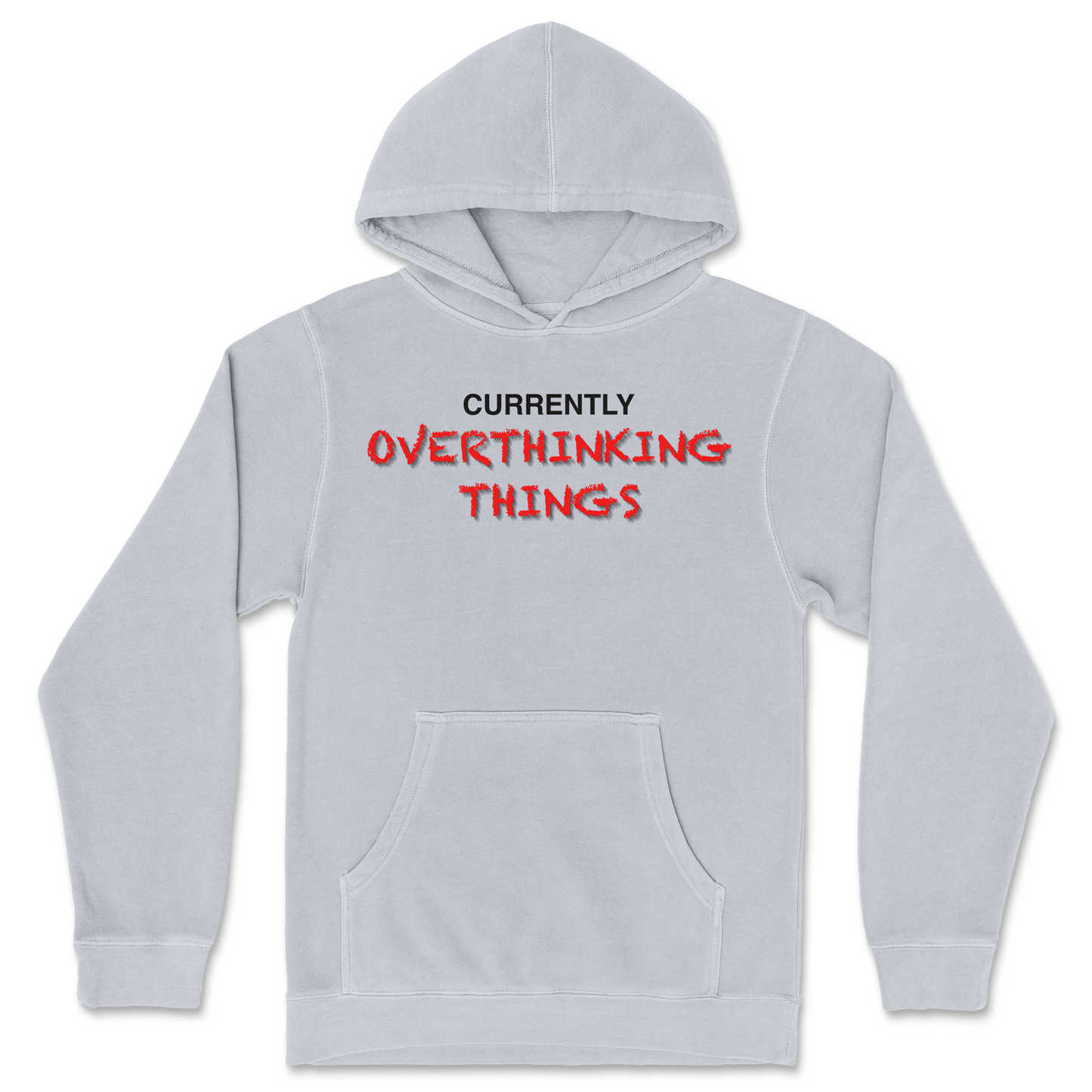 Independent Clothing Co. Hoodie For Our Lil Overthinker in GreyHeather