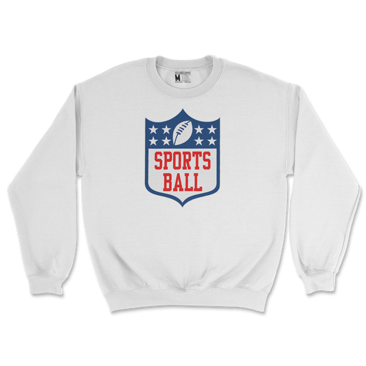 Gildan SoftStyle Crew Neck Sports Ball in White