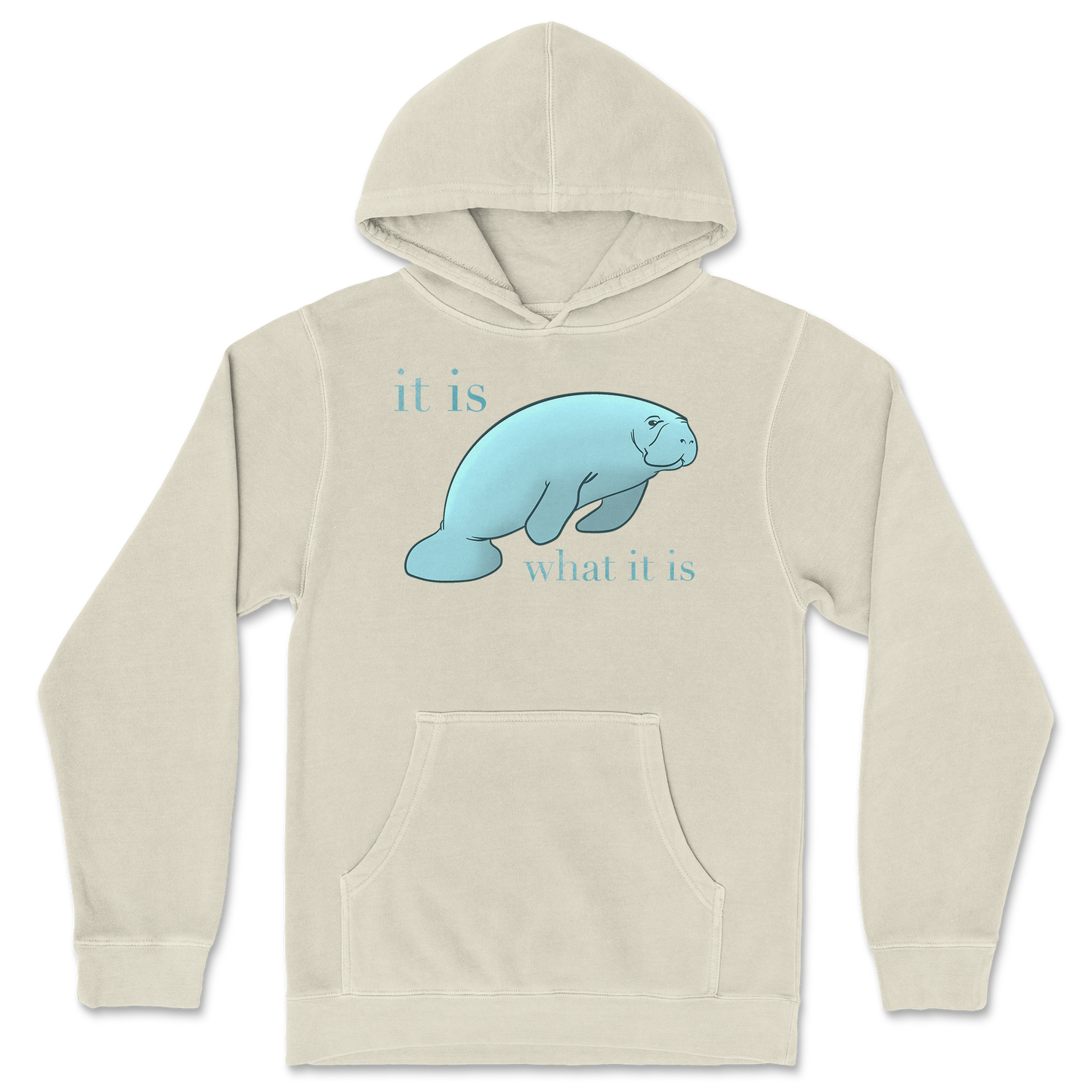 Independent Clothing Co. Hoodie Manatee in Ivory