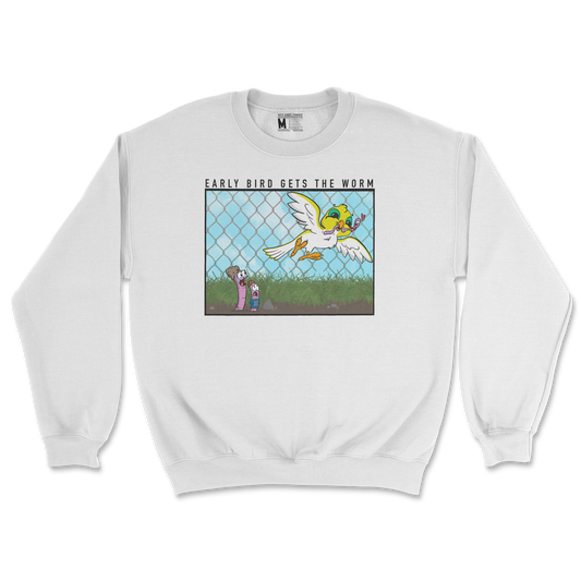 Gildan SoftStyle Crew Neck Early Bird in White