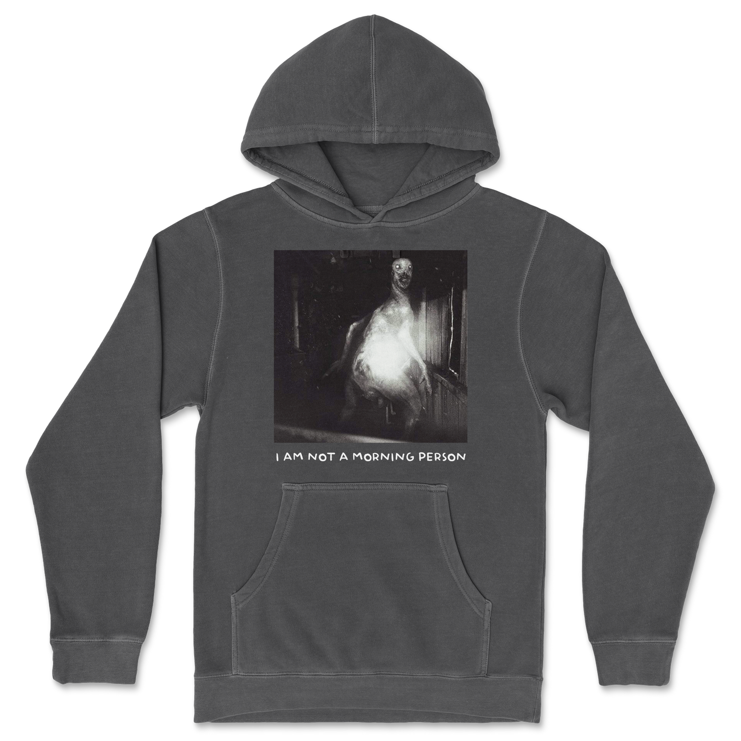 Independent Clothing Co. Hoodie Not A Morning Person in Black