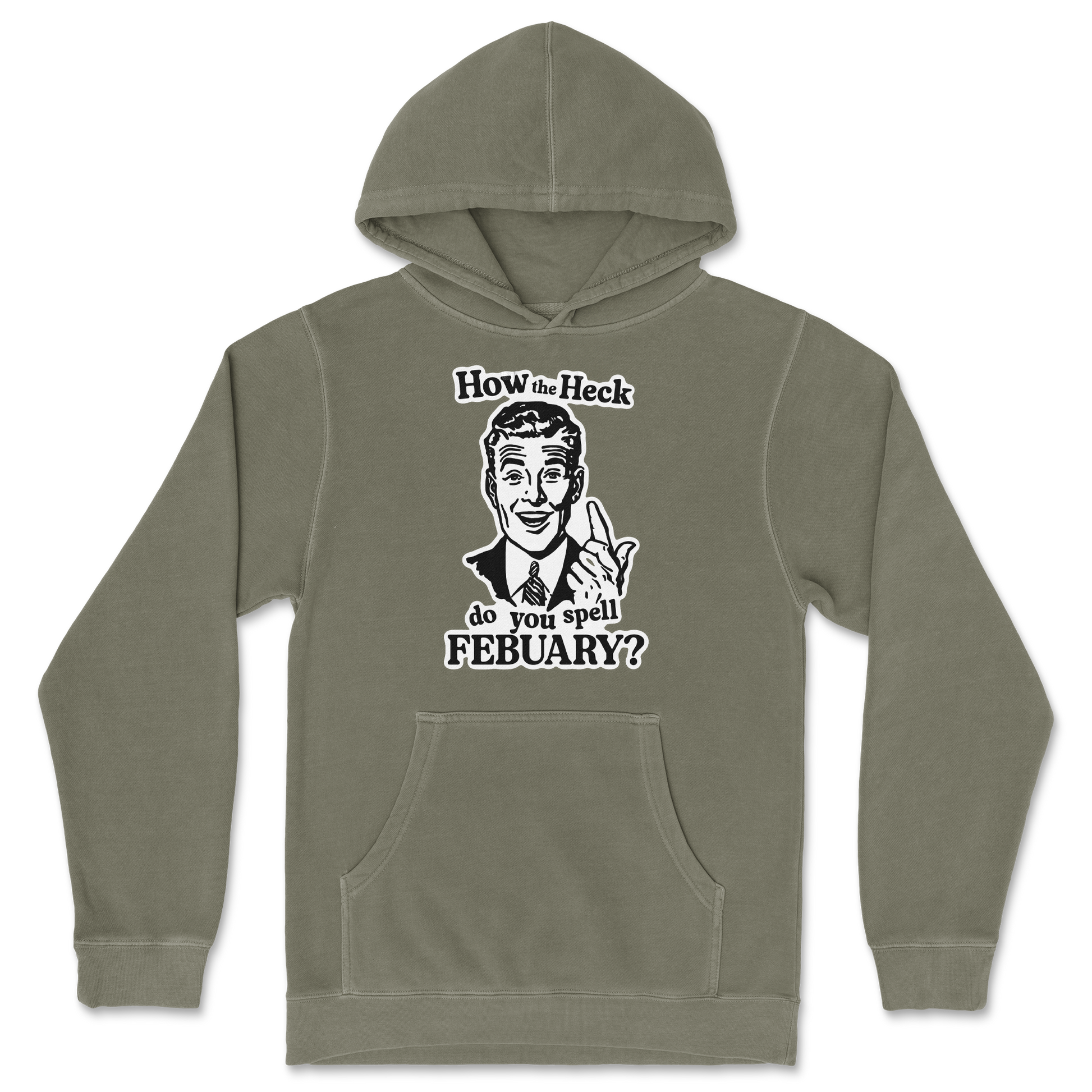 Independent Clothing Co. Hoodie February in Olive