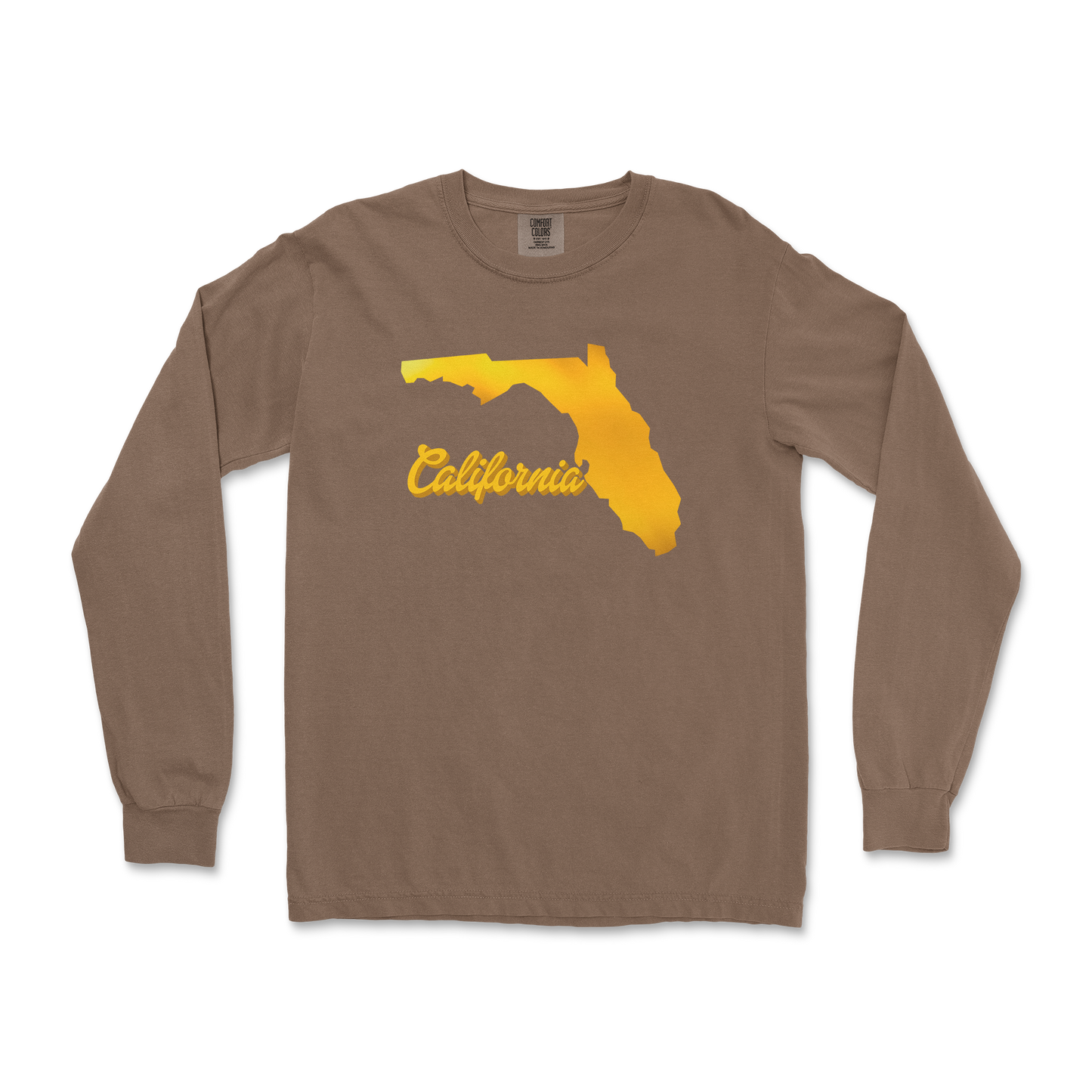 Comfort Colors Long Sleeve California in Espresso