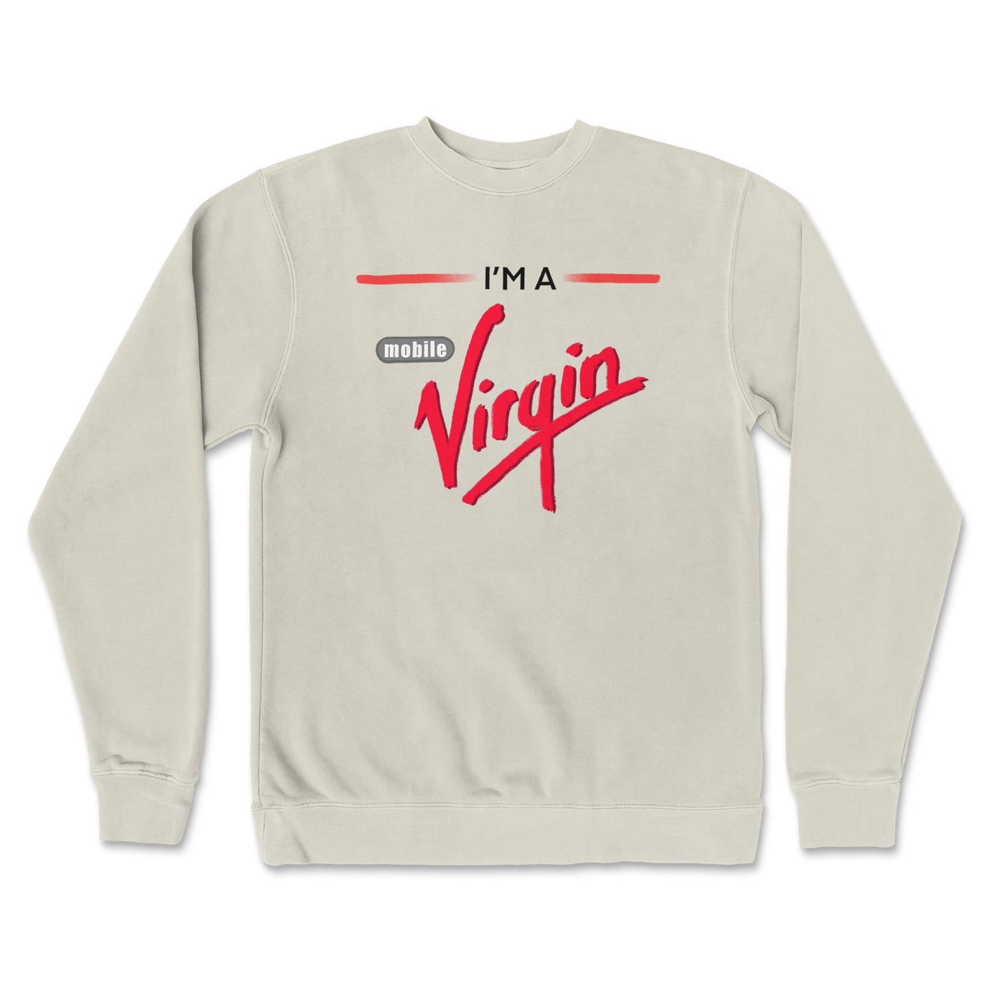 Independent Clothing Co. Crew Neck Mobile Virgin in Bone