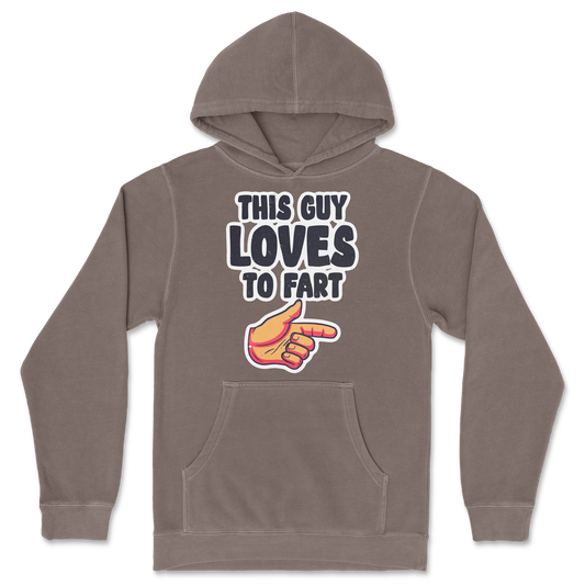 Independent Clothing Co. Hoodie Who Farted  in Clay