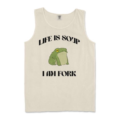 Comfort Colors Tank Top Life is Soup in Ivory