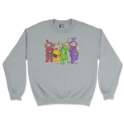 Gildan SoftStyle Crew Neck Telatubbies in Sports Grey