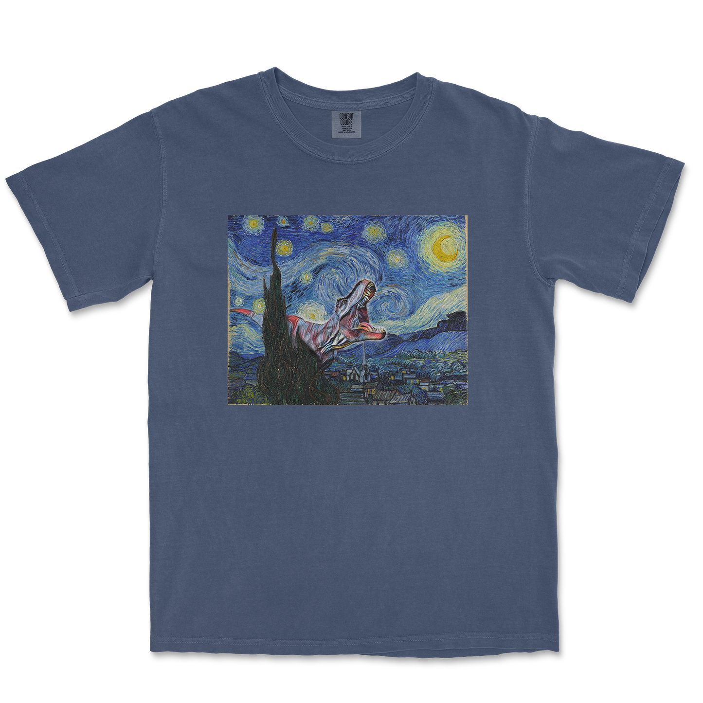 Comfort Colors T-Shirt Van Gogh but Cooler in Midnight