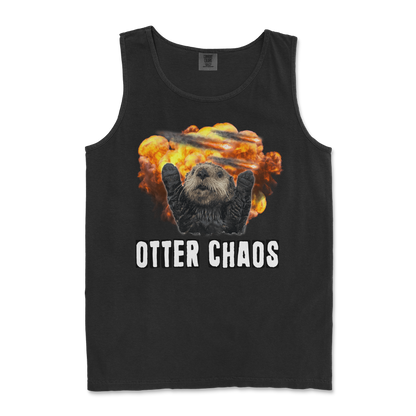 Comfort Colors Tank Top Otter Chaos in Black