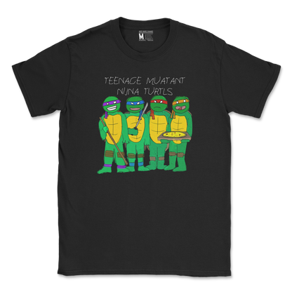 Gildan SoftStyle T-Shirt Ninja Turtles in Black