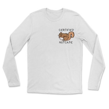 The Nice Shirt Long Sleeve Nutcase  in White