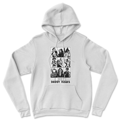 The Nice Shirt Hoodie Daddy Issues  in White