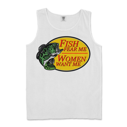 Comfort Colors Tank Top For The Fishermen in White